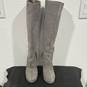 BCBGeneration Over the Knee Gray Boots